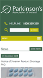 Mobile Screenshot of parkinsons.ie